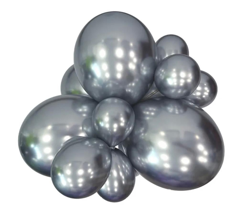 712 chrome silver 12”